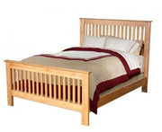 Alder Slat Bed - Barewood