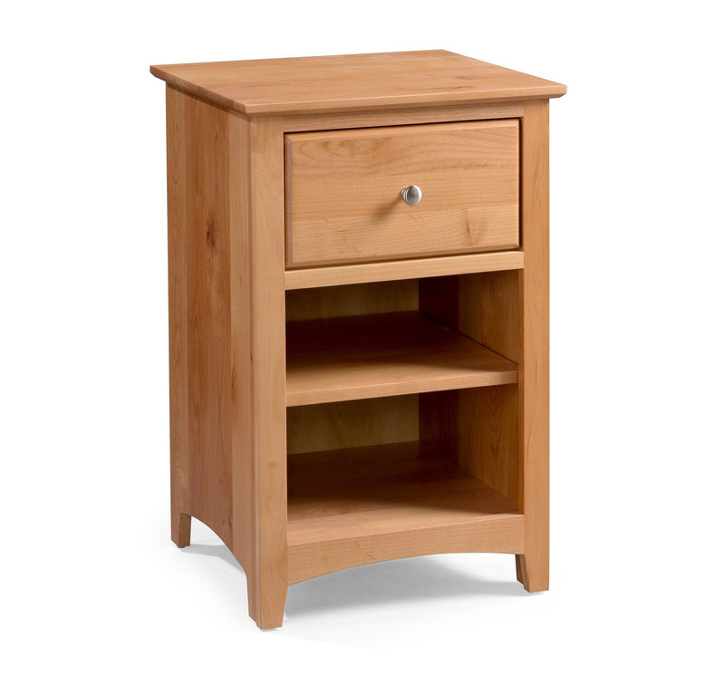 Shaker One Drawer Nighstand - Barewood
