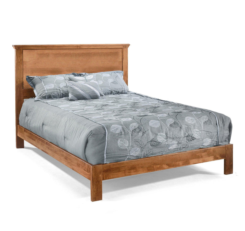 Solid Alder Plank Queen/King Build-A-Bed - Barewood