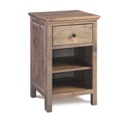 Heritage One Drawer Nightstand - Barewood