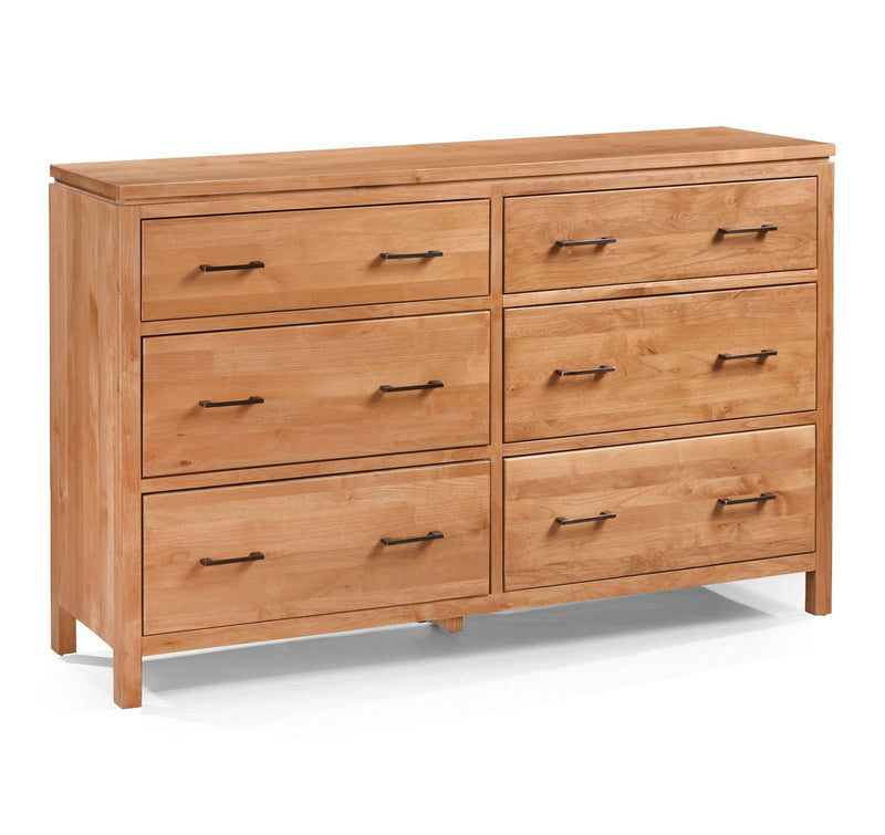 2 West Six Drawer Dresser - Barewood