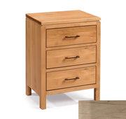 2 West Three Drawer Nightstand - Barewood