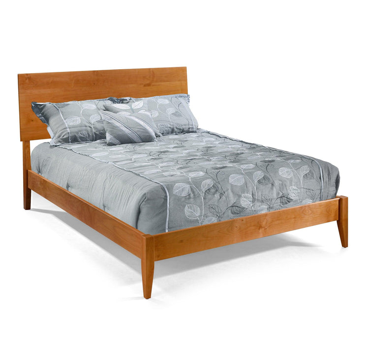 Modern Platform Queen/King Build-A-Bed - Barewood