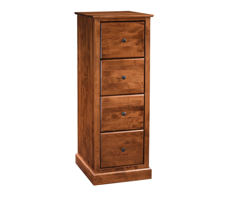 Alder Four Drawer File - Barewood