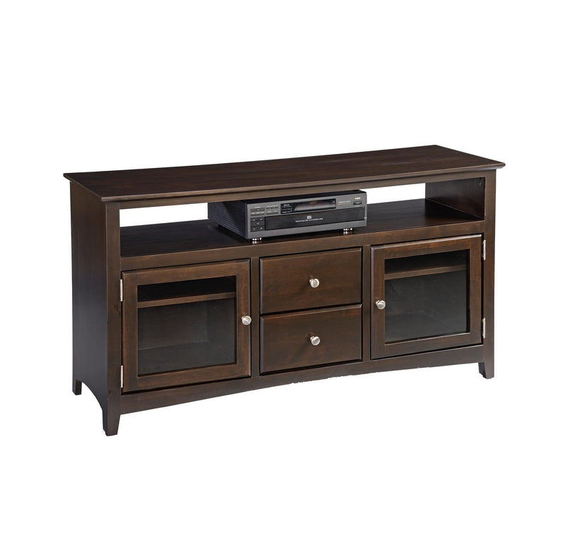 Alder 54"w TV Console - Barewood