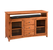 Alder 54"w TV Console - Barewood