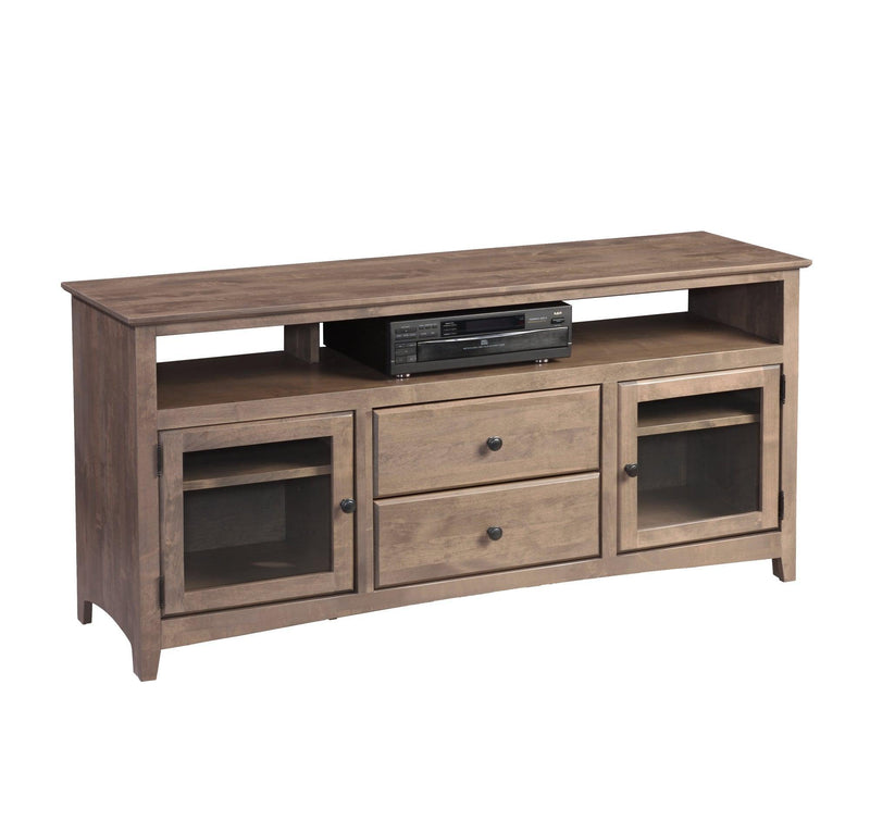 Alder 62"w TV Console - Barewood