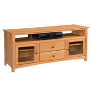 Alder 70"w TV Console - Barewood