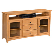 Alder 70"w TV Console - Barewood