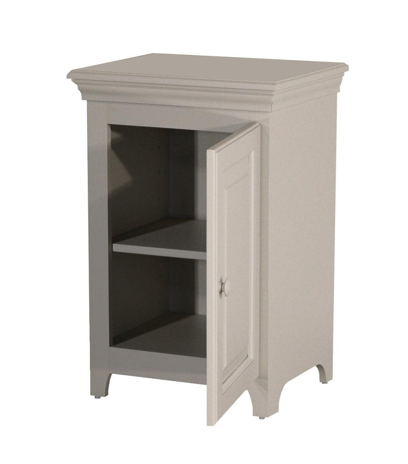 Radiata Pine 30"h One Door Console Cabinet - Barewood