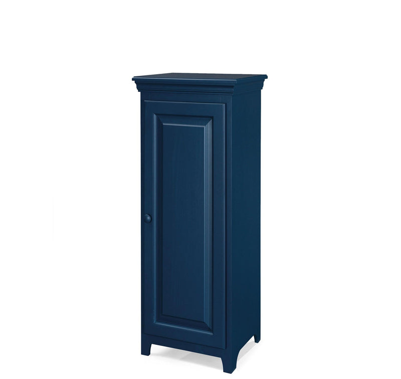 Radiata Pine One Door Tall Pantry - Barewood