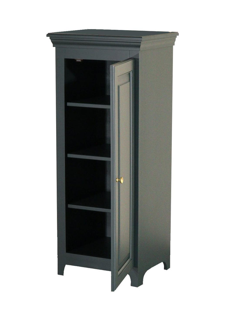 Radiata Pine One Door Tall Pantry - Barewood