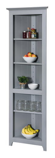 Radiata Pine Narrow Corner Shelf - Barewood