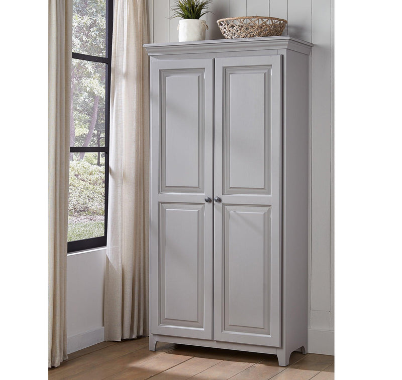 Radiata Pine 2 Door Pantry - Barewood