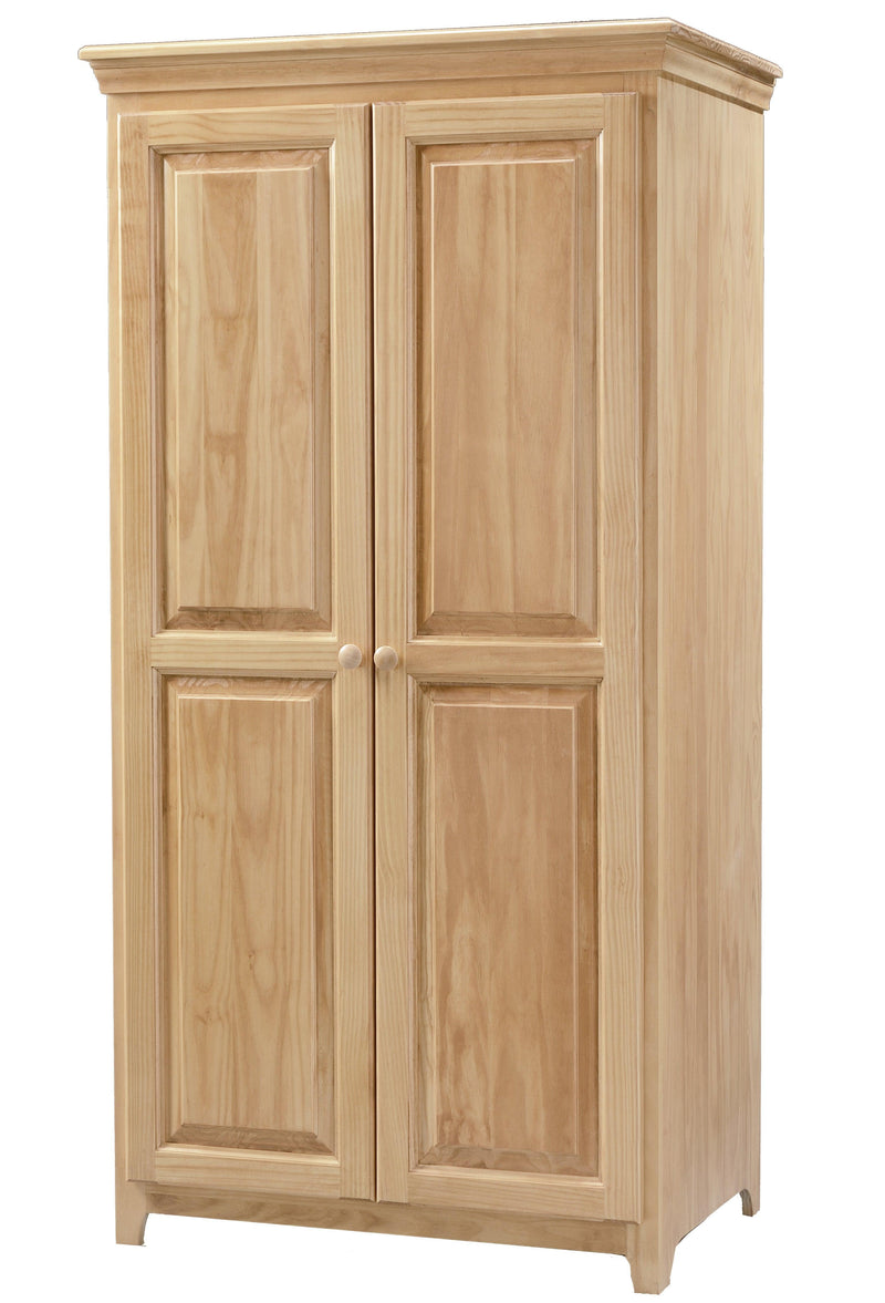 Radiata Pine Wardrobe - Barewood