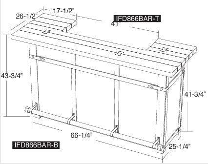 Parota Home Bar - Barewood