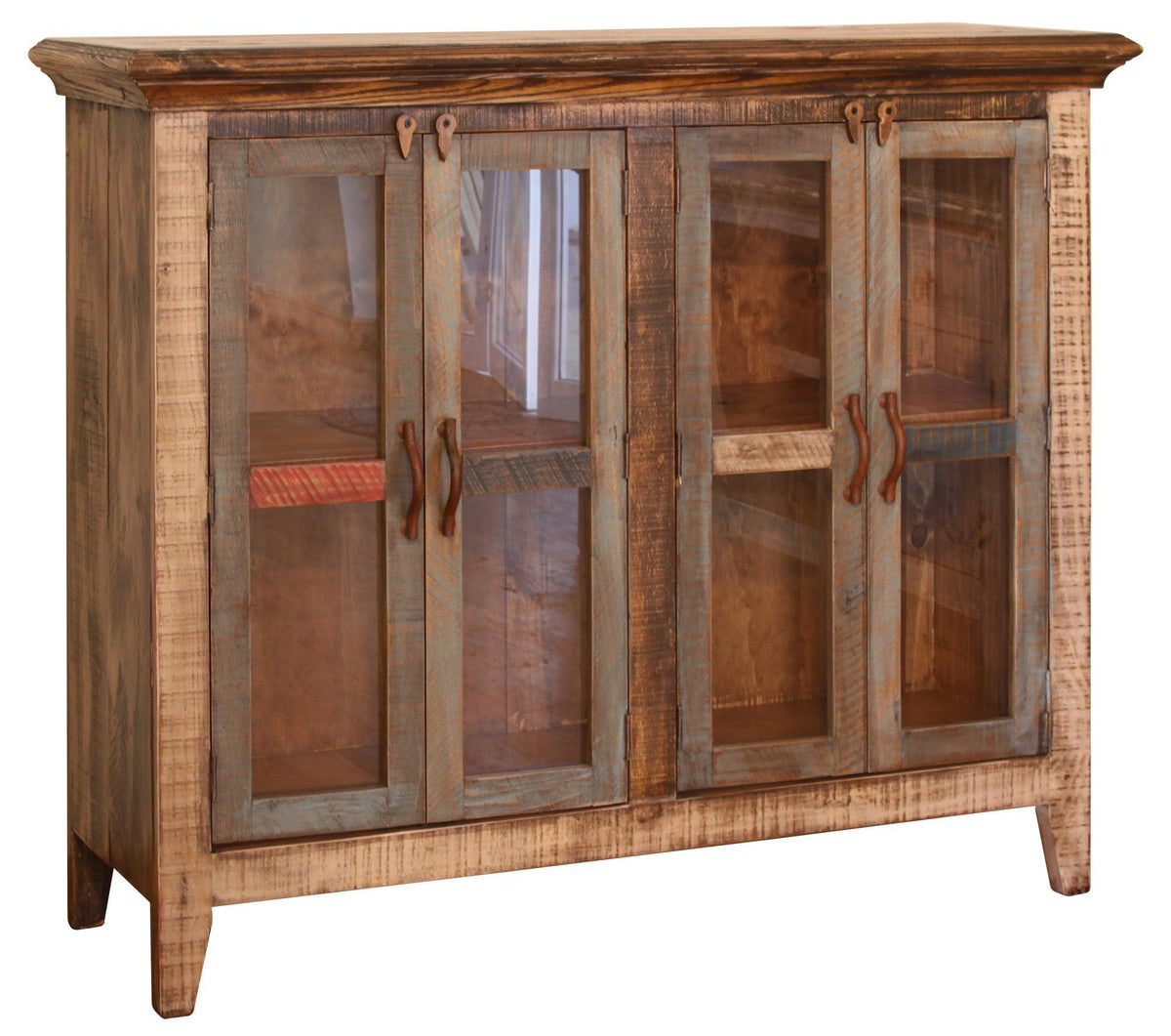 Antique Multicolored Console — Barewood