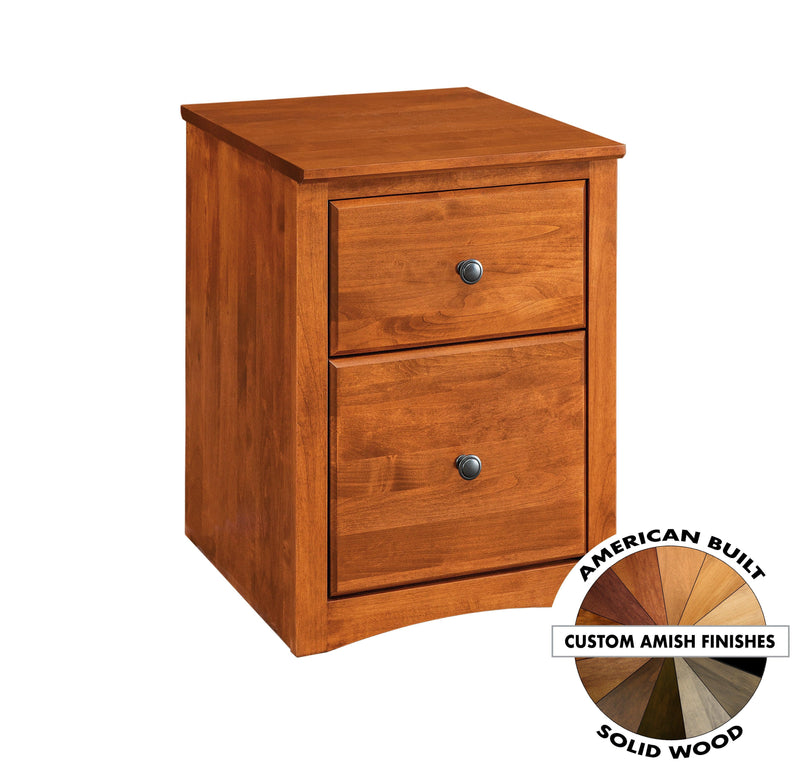 Shaker Rolling File - Barewood