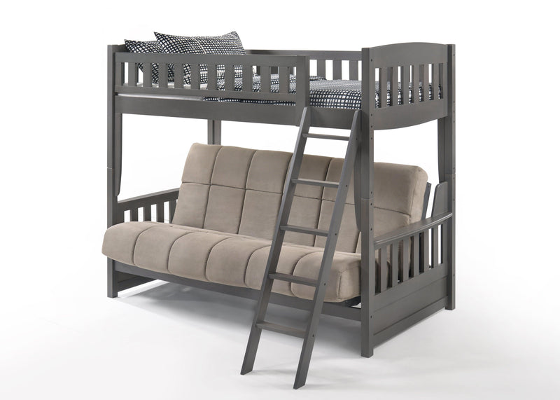 Cinnamon Twin-Futon Bunk