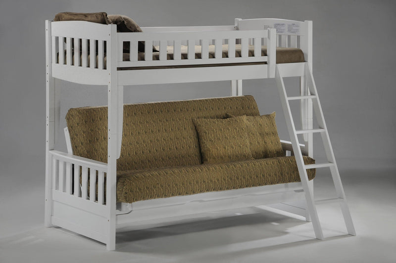 Cinnamon Twin-Futon Bunk