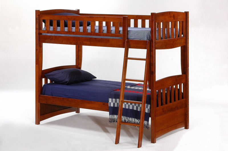Cinnamon Twin-Twin Bunk - Barewood