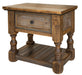 Stone One Drawer Nightstand - Barewood