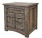 San Antonio One Drawer, Two Door Nightstand - Barewood