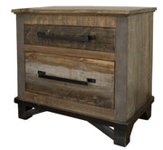 Loft Brown Nightstand - Barewood