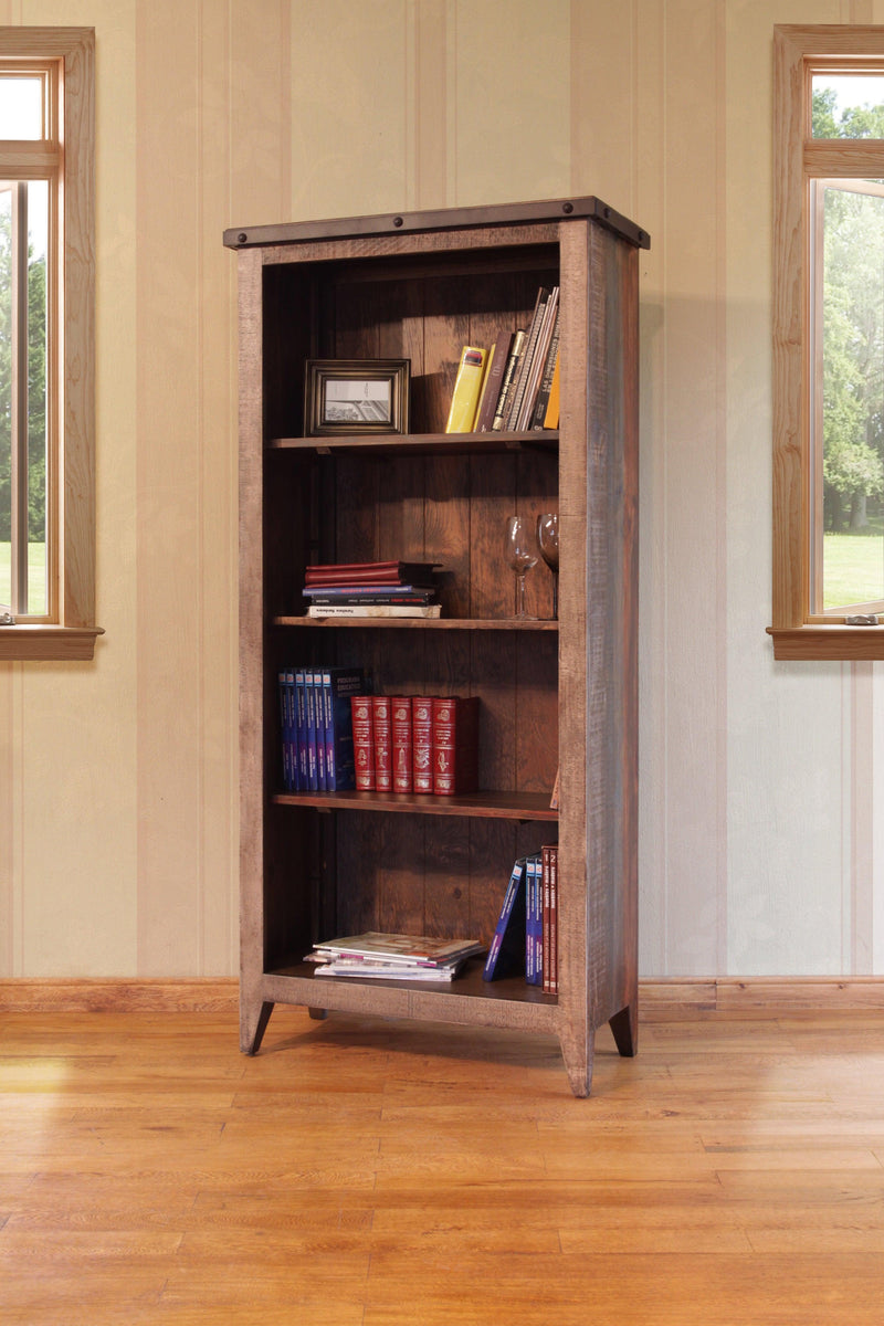 Antique Multicolor Bookcase - Barewood