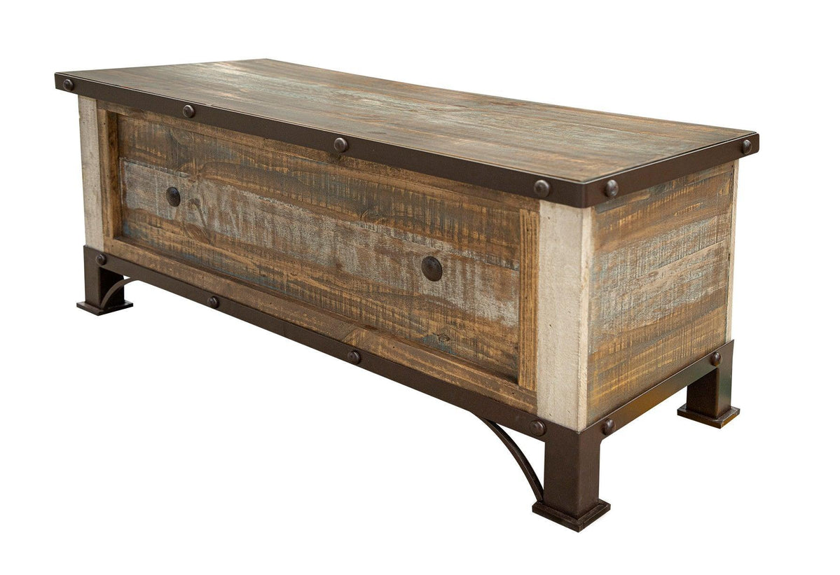 Antique Bedside Trunk — Barewood