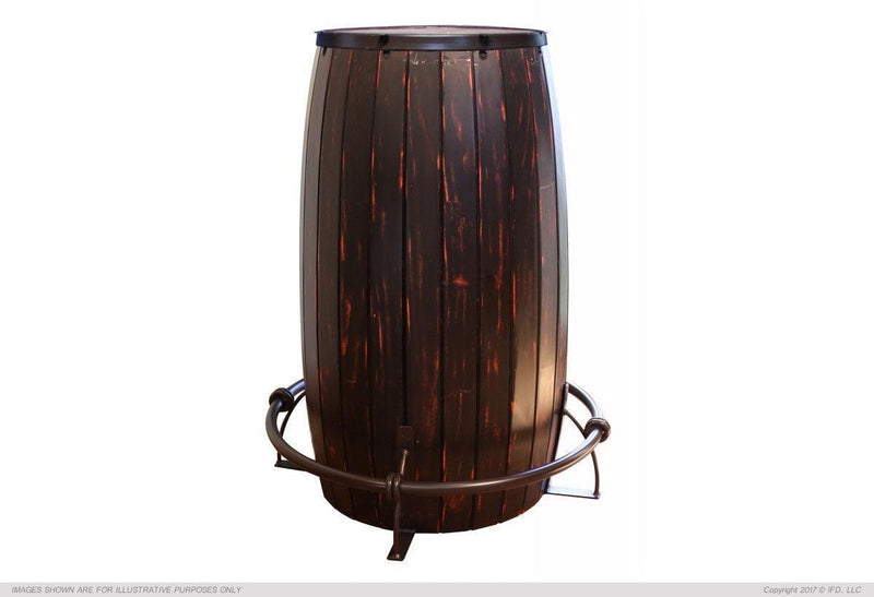 Antique Multicolor Bar Height Bistro Table - Barewood