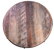 Antique Multicolor Bar Height Bistro Table - Barewood