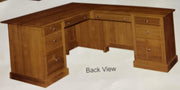 Alder Executive Corner Desk - Barewood