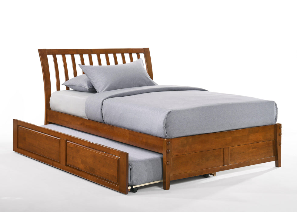 Nutmeg K Series Basic Bed - Barewood