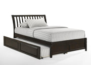 Nutmeg K Series Basic Bed - Barewood