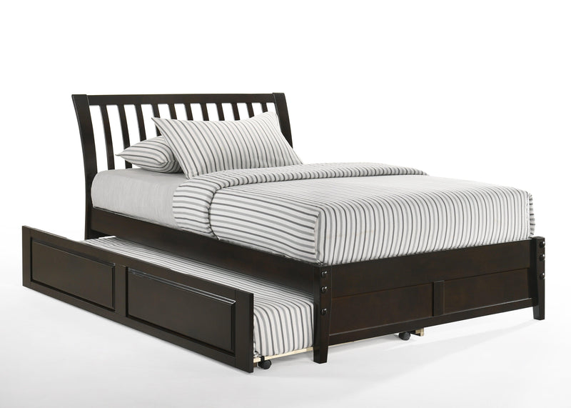 Nutmeg K Series Basic Bed - Barewood