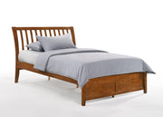 Nutmeg K Series Basic Bed - Barewood