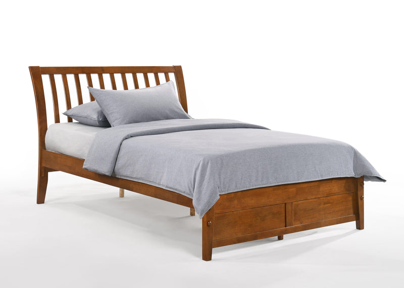 Nutmeg K Series Basic Bed - Barewood