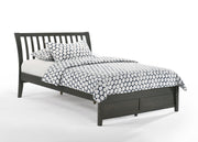 Nutmeg K Series Basic Bed - Barewood