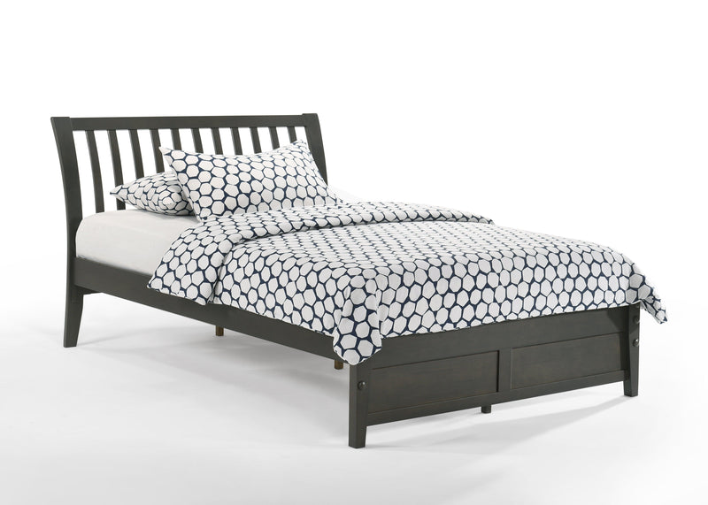 Nutmeg K Series Basic Bed - Barewood