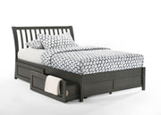 Nutmeg K Series Basic Bed - Barewood