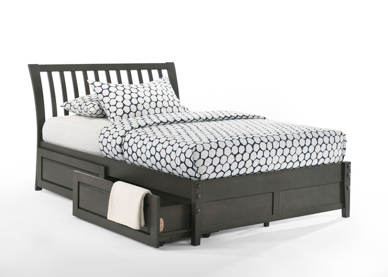 Nutmeg K Series Basic Bed - Barewood