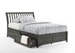 Nutmeg K Series Basic Bed - Barewood