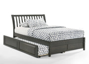 Nutmeg K Series Basic Bed - Barewood