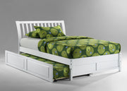 Nutmeg K Series Basic Bed - Barewood