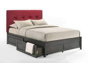 Paprika K Series Basic Bed - Barewood