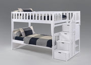 Peppermint Twin/Twin Bunk - Barewood
