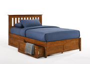 Rosemary K Series Basic Bed - Barewood