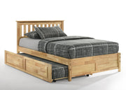 Rosemary K Series Basic Bed - Barewood
