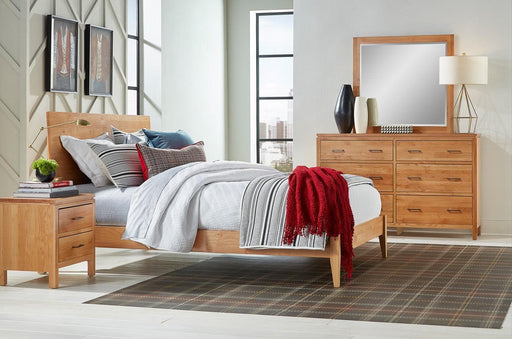2 West Five Drawer Chest - Barewood
